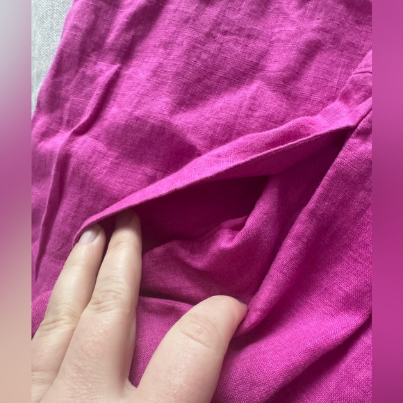 NWT Anthropologie The Somerset Linen Pull-On Pants - Picture 4 of 5